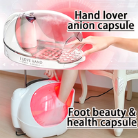 Appareil de Soin des Mains et des Pieds Intelligent à Vapeur pour Salon, Régénération au Collagène, Robot de Beauté Domestique à Commande Vocale en Acier Inoxydable
