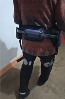 Exosquelette robotique léger en fibre de carbone, assisté par l'IA, pour la marche, la randonnée et l'escalade
