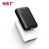 WST produit chaud 2024 LCD affichage numérique alimentation 10000mah batterie banque Mobile petite batterie externe