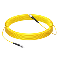 1m (3ft) Fiber Patch Cable 1 Fiber ST UPC Simplex to ST UPC Simplex Single Mode (OS2) Riser (OFNR) 2.0mm Tight-Buffered Yellow