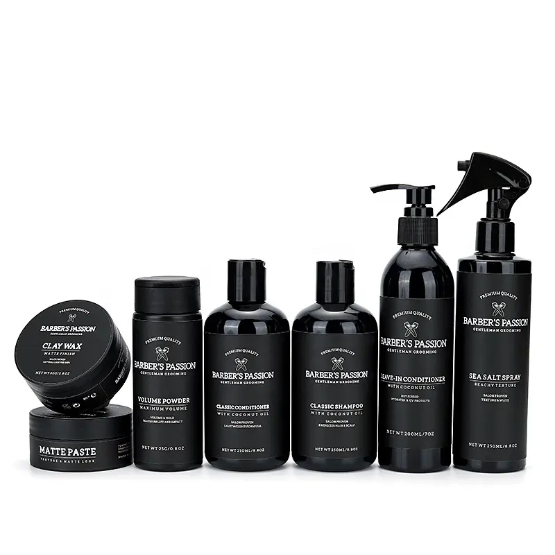 Private label hair styling products for men ,men's hair care products set