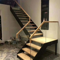 Escalier Colimaçon Central Intérieur Moderne, Durable et Sûr avec Rampe en Acier Inoxydable pour Mezzanine, Maison, Duplex, Villa, Appartement