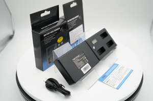 Paquetes de baterías y cargador USB LCD compatibles con <span class=keywords><strong>Canon</strong></span> DE LA Triple - Product Image 5