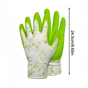 Guantes de jardinería para mujer, recubiertos de látex espumado transpirable, talla única, flexibles, perfectos para desmalezar, plantar, podar y paisajismo - Product Image 6