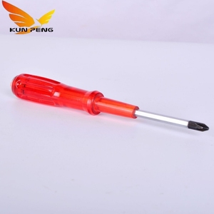 Nhà Máy Bán Buôn Màu Đỏ Trong Suốt Xử Lý Phẳng Lưỡi Rãnh Tuốc Nơ Vít Crv Phillips Từ Tuốc Nơ Vít - Product Image 2