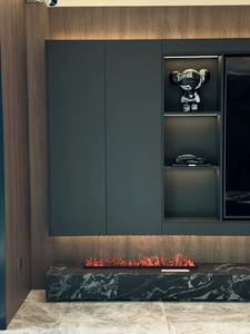 Meuble TV mural de style italien moderne, décoration de <span class=keywords><strong>cheminée</strong></span> simple, meuble TV personnalisable, meuble mural complet pour salon - Product Image 3