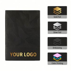 Carnet promotionnel en PU, articles de papeterie d'entreprise, agendas de bureau personnalisés, carnets A5 avec logo - Product Image 2