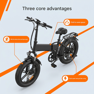 La Bicicleta Eléctrica Plegable de 500W Más Popular y de Mayor Calidad, con Batería de 48V y 15Ah, Bicicleta Eléctrica Urbana/Bicicleta para Desplazamientos - Product Image 3