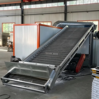 RVS Tunnel Drooginstallatie Cassavemeel Droogapparatuur voor Tapioca Productiefabriek Cassavestarch Droogmachine Te Koop