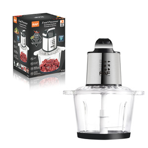 2L 800w Slicer Transparent <b>Mini</b> Fufu Yam Pounding Machine with Handle Mixer Vegetable Chopper Electric Meat <b>Grinder</b> - Product Image 1