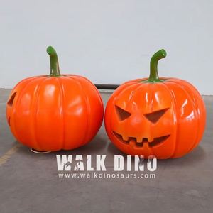 Escultura de Calabaza Comercial para Halloween, Impermeable, Resistente al Sol y a la Nieve, de Fibra de Vidrio para Exhibición en Exteriores, Venta Caliente, Precio de Fábrica, Temática - Product Image 4