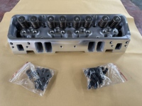 Culasse complète en aluminium pour moteur V8 SBC de voiture, GM350 pour Chevrolet Chevy Van GMC 350 V8