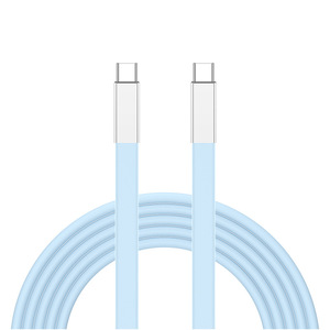 Câble plat en silicone Strong Factory PD240W pour transfert de données et charge ultra-rapide 6A C <span class=keywords><strong>vers</strong></span> C pour câble <span class=keywords><strong>USB</strong></span> Type-C - Product Image 1