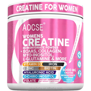 Creatina Monohidrato en Polvo de Marca Propia para Mujeres, con L-Glutamina, Biotina y Péptidos de Colágeno para Uso en Adultos - Vitalidad Diaria - Product Image 1