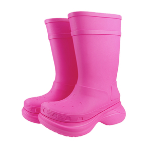 <span class=keywords><strong>Bottes</strong></span> <span class=keywords><strong>de</strong></span> <span class=keywords><strong>pluie</strong></span> EVA <span class=keywords><strong>chaudes</strong></span> pour femmes Chaussures en caoutchouc légères pour la protection du travail - Product Image 4