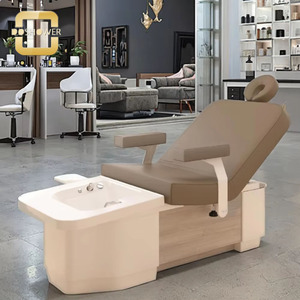 Sistema di massaggio senza tubazioni Pedicure tavolo Shampoo per acqua grigia circolazione Pedicure Shampoo Spa di Shampoo elettrico Pedi - Product Image 6