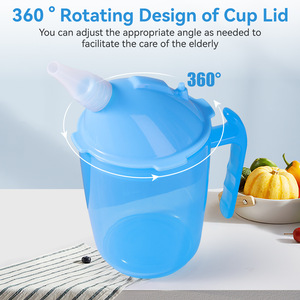 Para pacientes postrados en cama y personas mayores, pajitas para alimentación, vasos para beber, dispositivos de alimentación, y dispositivos anti-asfixia y anti-fugas. - Product Image 3