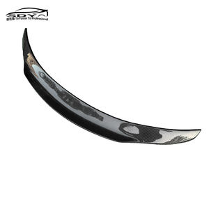 W205 C Класс купе PSM стиль Высокое качество углеродного волокна задний спойлер багажник спойлер для Mercedes W205 C Класс купе - Product Image 5