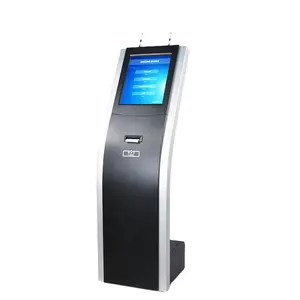 Banka, hastane otomatik kuyruk sistemi kiosk, dokunmatik ekran bilet dağıtıcı makinesi ile LED ekran, kuyruk yönetim sistemi