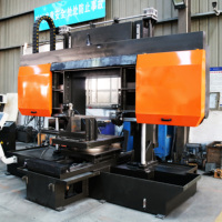 Scie à ruban automatique GZK700S avec rotation de la lame de 0 à 180 degrés pour la découpe de profilés en acier, de tuyaux et de structures