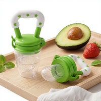 Sucette d'alimentation pour bébé en silicone de qualité alimentaire, sans BPA, pour fruits et légumes