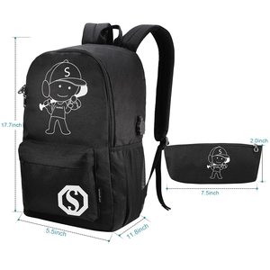 Sac à dos scolaire décontracté en polyester imperméable, best-seller, unisexe, pour adolescents et étudiants, utilisateurs d'ordinateurs portables, capacité 20-36L, fermeture éclair - Product Image 6