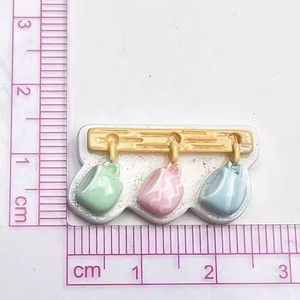 แผ่นเรซิ่นลายการ์ตูนชุดอาหาร 100 ชิ้น สำหรับตกแต่งโทรศัพท์ งานฝีมือ DIY และอุปกรณ์ตกแต่งบ้านตุ๊กตา - Product Image 3