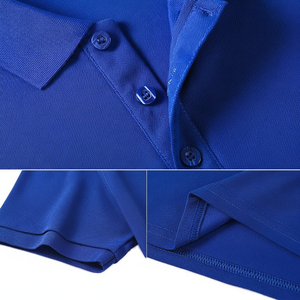 เสื้อโปโลสำหรับผู้ชายสีล้วนเสื้อโปโลผ้าฝ้าย100% 2025ดีไซน์ล่าสุด - Product Image 1