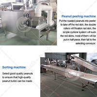 Petite Machine à Beurre de Cacahuète Chaîne de Production de Pâte d'Arachide et Noisette Prix Usine
