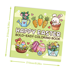 Libro para Colorear de Pascua de 40 Páginas para Niños, Encuadernado Perfecto, Lindo y Acogedor Libro de Dibujo, Libros para Colorear para Adultos - Product Image 3