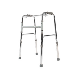 Aide à la marche en alliage d'aluminium, réglable en hauteur, pliable, pour personnes âgées et handicapées - Product Image 2