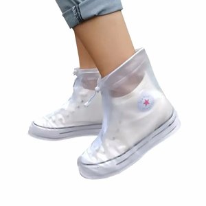 Couvre-cheville en plastique imperméable XL réutilisable écologique Couvre-chaussures de sport de plein air pour les saisons de pluie - Product Image 2