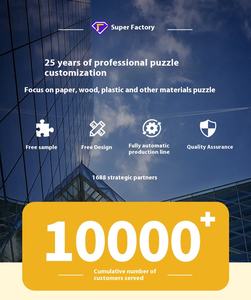 Puzzle personnalisé de 1000 pièces, jouet de dessin animé personnalisé pour adultes, fabriqué en bois, papier, plastique, matériaux EVA, image imprimée - Product Image 6