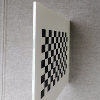 Plat Kalibrasi Papan Catur Kaca 8-2 Presisi Tinggi untuk Mesin Pemindai 3D dan Visi Mesin