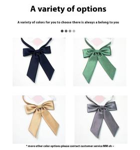 Uniforme de poliéster Formal sólido de estilo japonés Jk, pajarita de cuello puntiagudo con trajes de marinero de flores, venta al por mayor disponible - Product Image 4