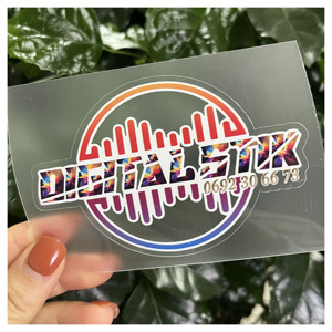 Impresión de alta calidad al aire libre resistente a los rayos UV grueso duradero PET PVC vinilo plástico logotipo personalizado transparente Pegatinas transparentes para coche - Product Image 2