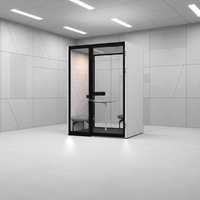 2026 Comine Modules de bureau modulaires préfabriqués de luxe, design moderne, fonction d'intimité, pour bureaux, hôtels, centres commerciaux et salons