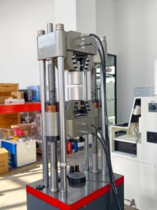 เครื่องทดสอบอเนกประสงค์ไฮดรอลิก 300kN สำหรับการทดสอบแรงดึงและแรงอัดของโลหะเหล็ก พร้อมโซลูชันแบบครบวงจรด้วยวาล์วเซอร์โว <span class=keywords><strong>ATOS</strong></span> - Product Image 2