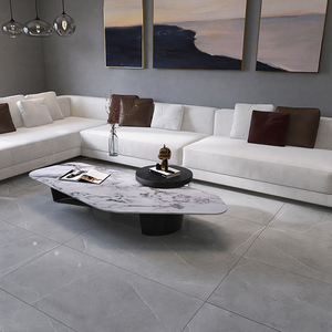 Piastrelle in Gres Porcellanato Lucido Effetto Marmo 600x1200mm, Grado 3A, Antiscivolo, per Soggiorno Moderno - Product Image 5