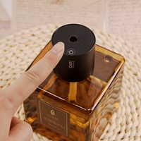 Diffuseur d'arômes électrique personnalisé LunaLith 500 ml |   Diffuseur d'huiles essentielles sans eau rechargeable par USB de luxe Vaporisateur d'air frais pour voiture