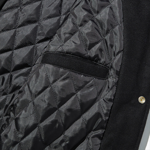 MOQ 10 pezzi, Giacca Bomber Varsity Baseball Streetwear in Pelle PU Personalizzata con Ricamo Patchwork, Taglie Forti, Invernale, Vintage - Product Image 6