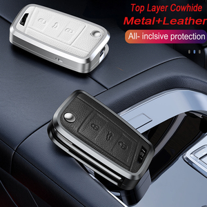 Portachiavi auto in alluminio per VW Volkswagen Golf 7 MK7 Tiguan MK2 per SEAT Ateca Leon FR 2 Ibiza per <span class=keywords><strong>Skoda</strong></span> <span class=keywords><strong>Octavia</strong></span> A7 <span class=keywords><strong>accessori</strong></span> - Product Image 4