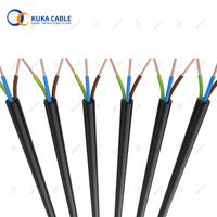 Câble électrique, câble d'alimentation H05vk H07vk H03vvf H05vvf 3x1,5 mm² PVC cuivre Kuka, câbles isolés pour la connexion et le contrôle
