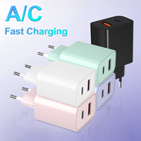 Cargador de Pared USB Tipo-C Plegable de 20W con Carga Rápida PD para Laptop y Cámara, Ecológico, Plug & Play