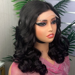 Peluca de Cabello Humano de Alta Calidad, Sin Pegamento, con Rizos Sueltos y Voluminosos, SDD Super Double Drawn, 5*5, 300% de Densidad - Product Image 2