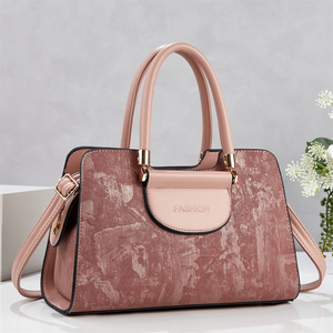 Trendy Single <b>Strap</b> Crossbody <b>Shoulder</b> Handbag for Middle-Aged Mother's Use PU Material Zipper Closure - Product Image 4