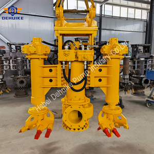 DEHUIKE High Flow River Lake Dredging Excavating Agitator Hydraulic New Submersible Sand Slurry Pump for Sale - Product Image 1