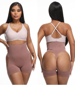 Faja Moldeadora de Cintura Alta, Body Reductor, Compresión Sin Costuras, Manga Corta, Talla Grande, Corsé, Braguitas de Encaje, Levanta Glúteos, Levanta Cadera - Product Image 1