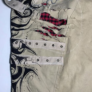 Jeans pour hommes DiZNEW 2026, effet déchiré, <span class=keywords><strong>couleur</strong></span> kaki, polyvalents et adaptés à toutes les occasions, jeans pour hommes de haute qualité - Product Image 2