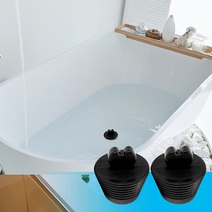 Tapón de silicona para bañera en forma de corazón, diseño en espiral cónico, tapón de drenaje con sellado de goma, fácil instalación - Product Image 3